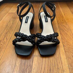 Nine West Gracann Block Heel Sandals Size 6.5